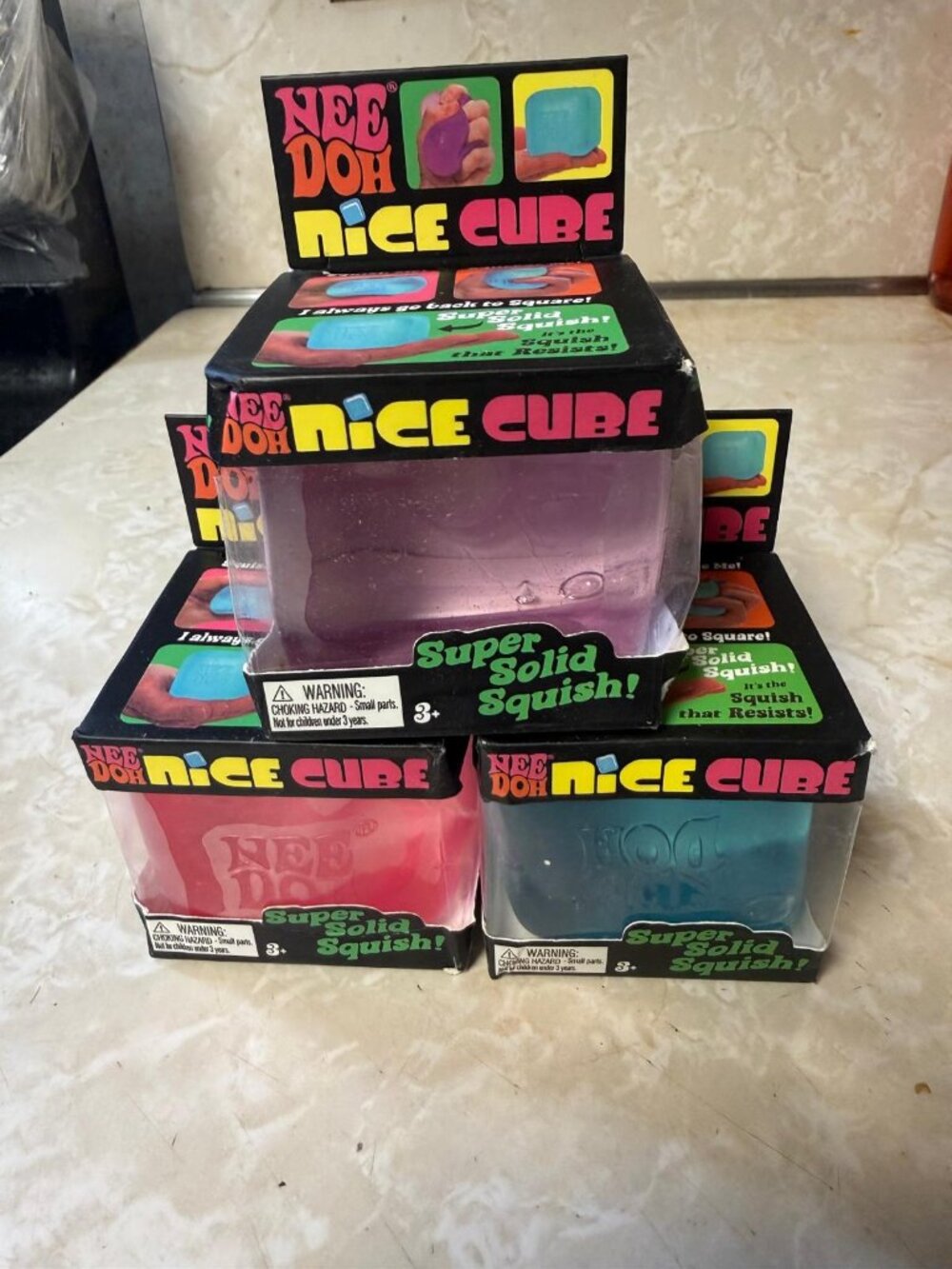 Needoh Nice Cube- set of 3 colors